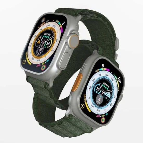 Porodo Ultra Titanium Smart Watch 2.1" Wide Screen - Green